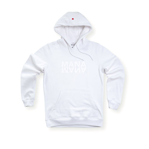 Women's 3D Logo Hoodie White